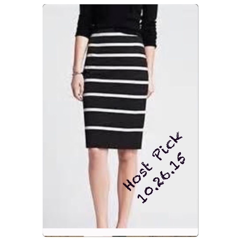 - New - BR stripe pencil skirt